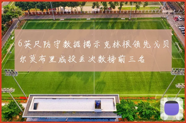 6英尺防守数据揭示克林根领先戈贝尔莫布里成投丢次数榜前三名